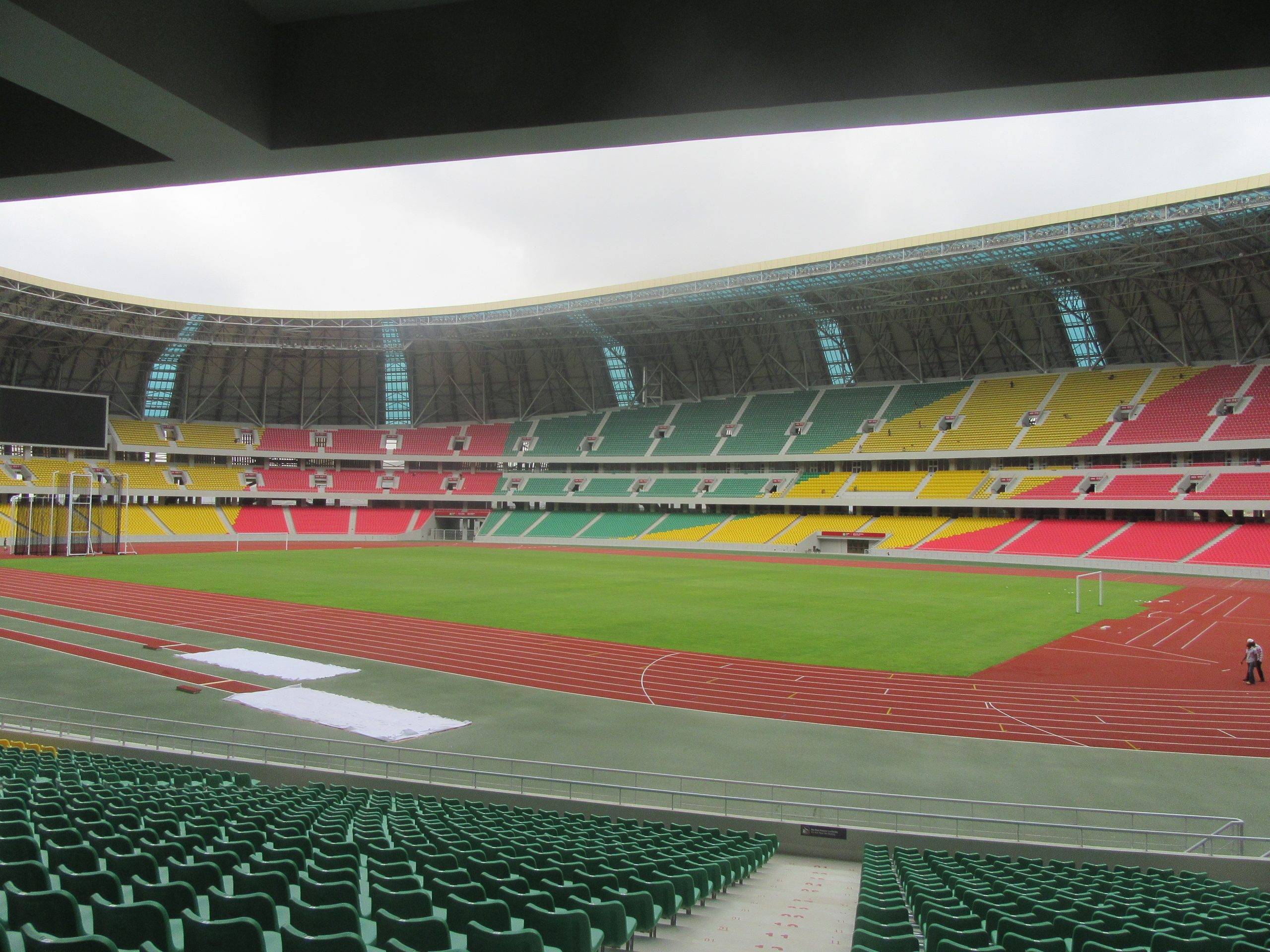 The new stadium at Kintele, outside Brazzaville